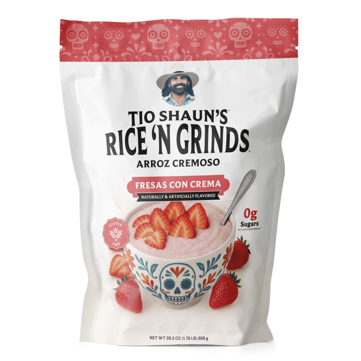 Pride Foods El Especial del TioShaun carbohydrate powder, Fresas Con Crema flavor