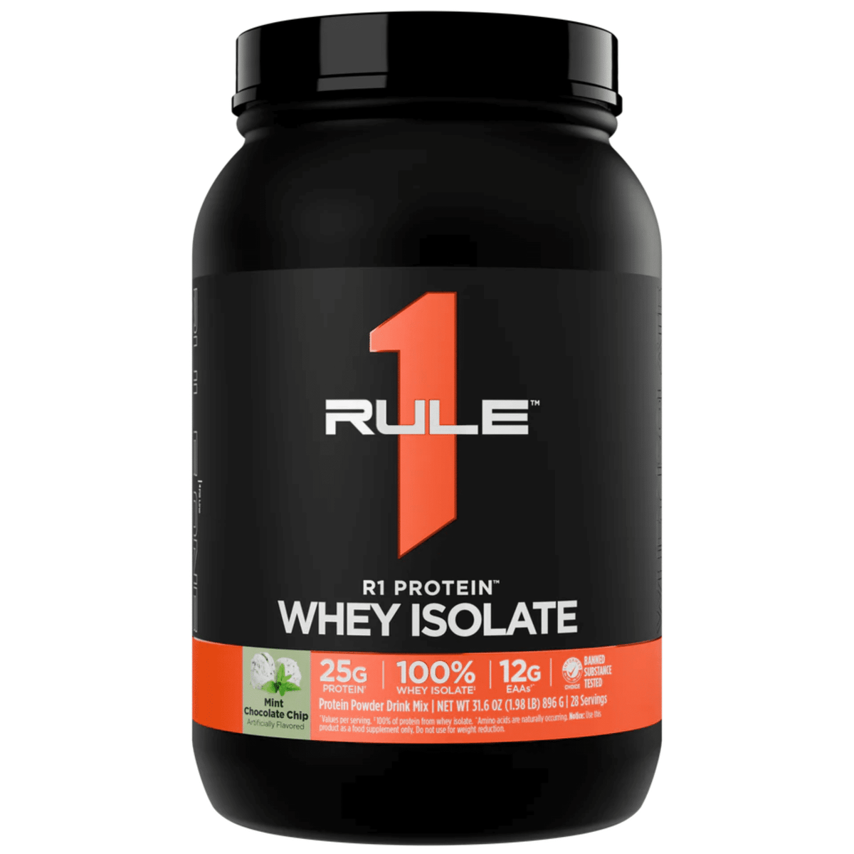 Rule One R1 Protein, 2lb size, Mint Chocolate Chip flavor