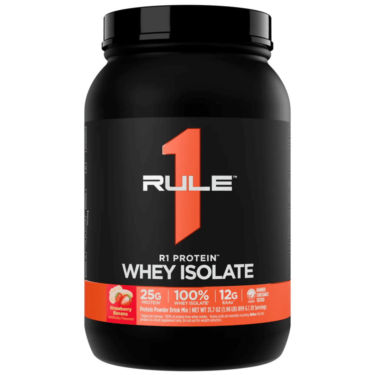 Rule One R1 Protein, 2lb size, Strawberries & Creme flavor