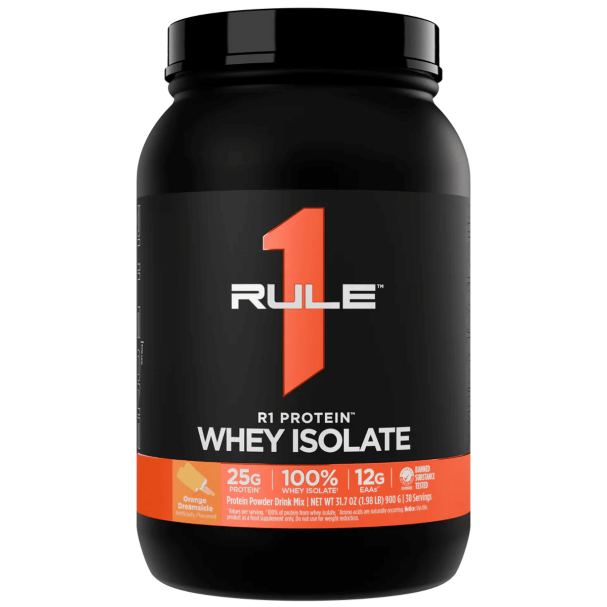 Rule One R1 Protein, 2lb size, Orange Dreamsicle flavor