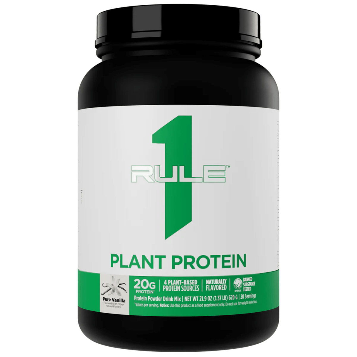 Rule One R1 Plant Protein, Vanilla flavor