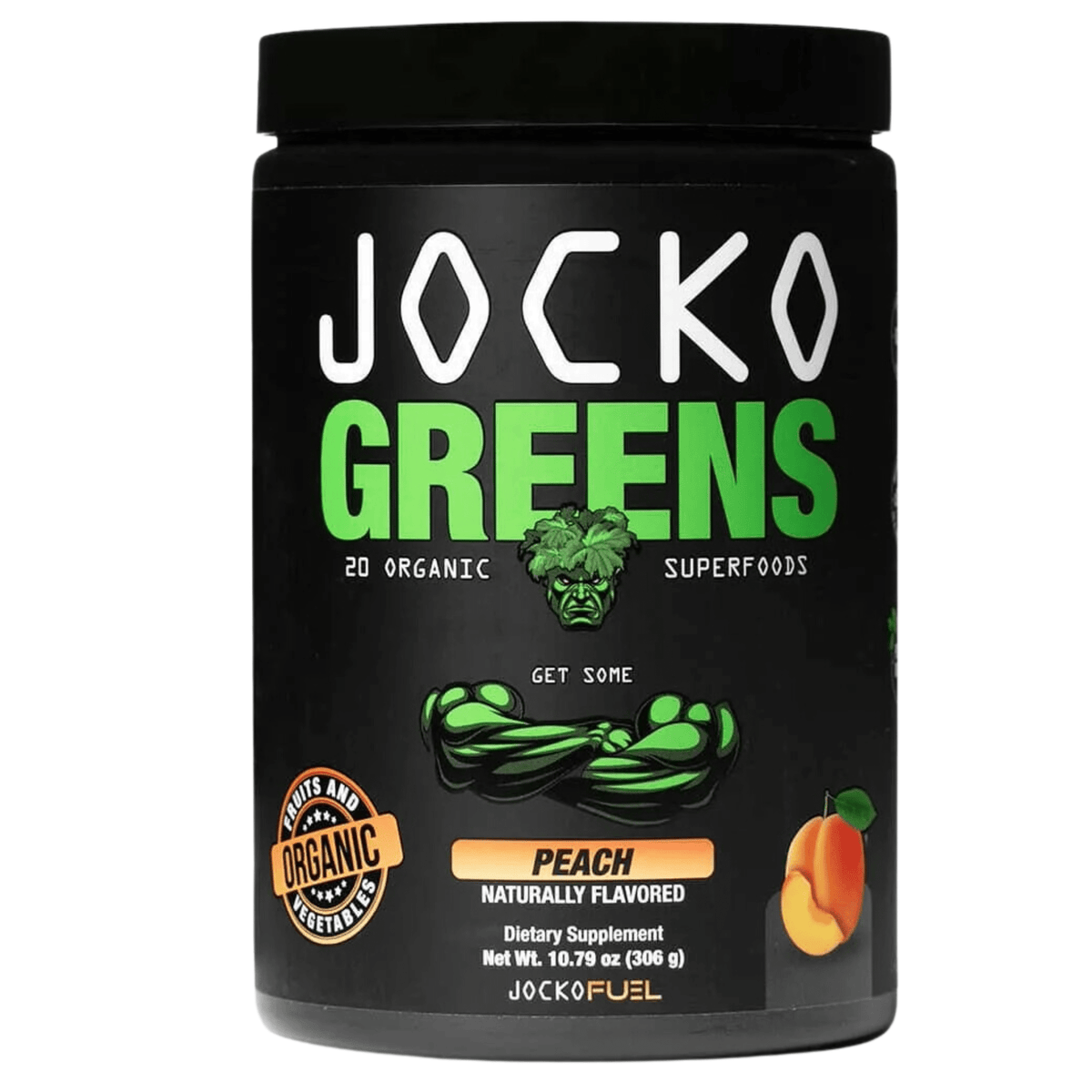 Jocko Greens supplement, Peach flavor