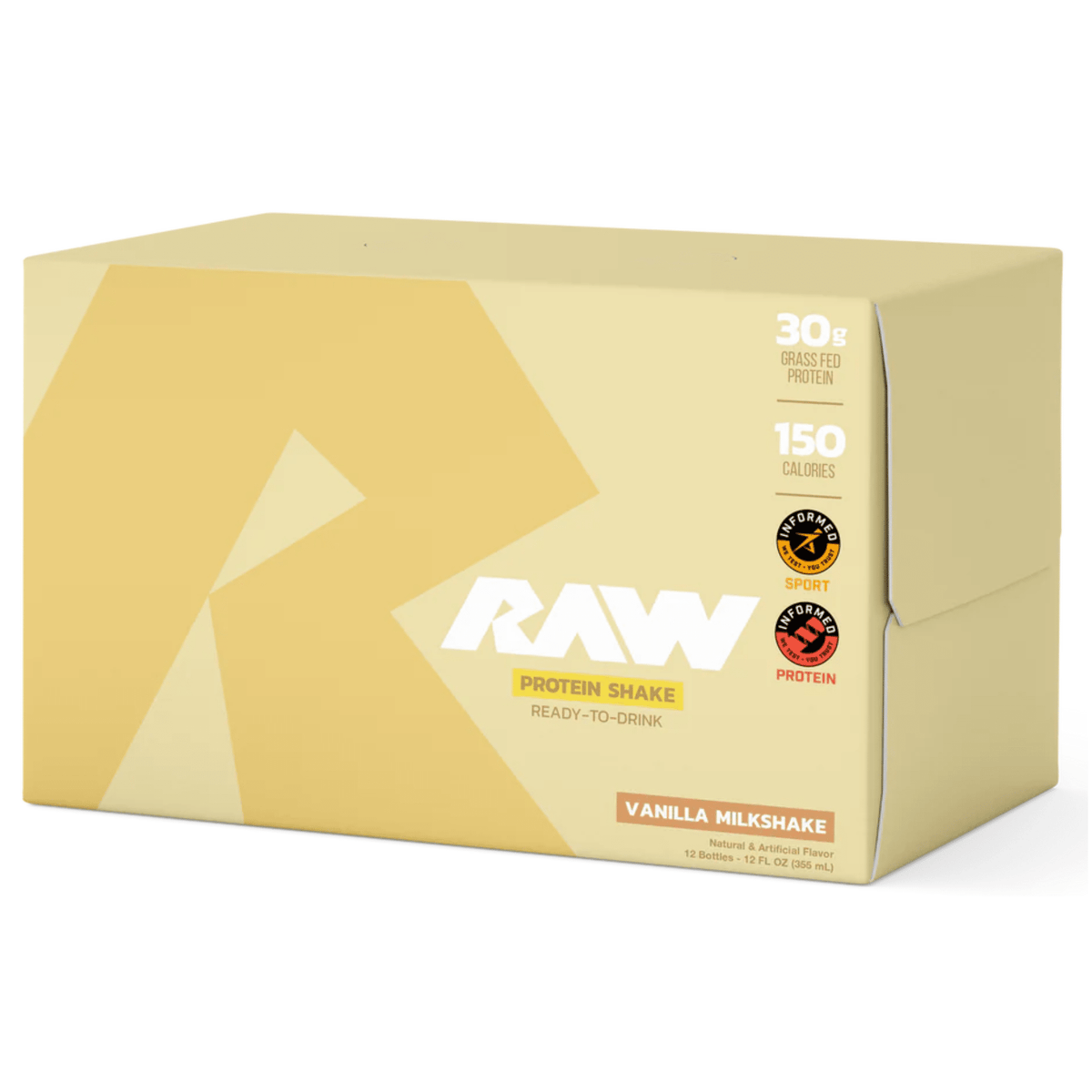 RAW Protein RTD, front of container