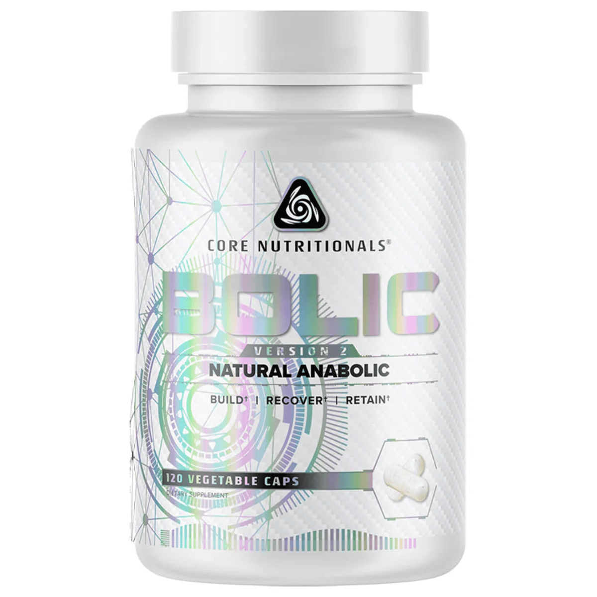 Core Nutritionals Bolic supplement, front of container