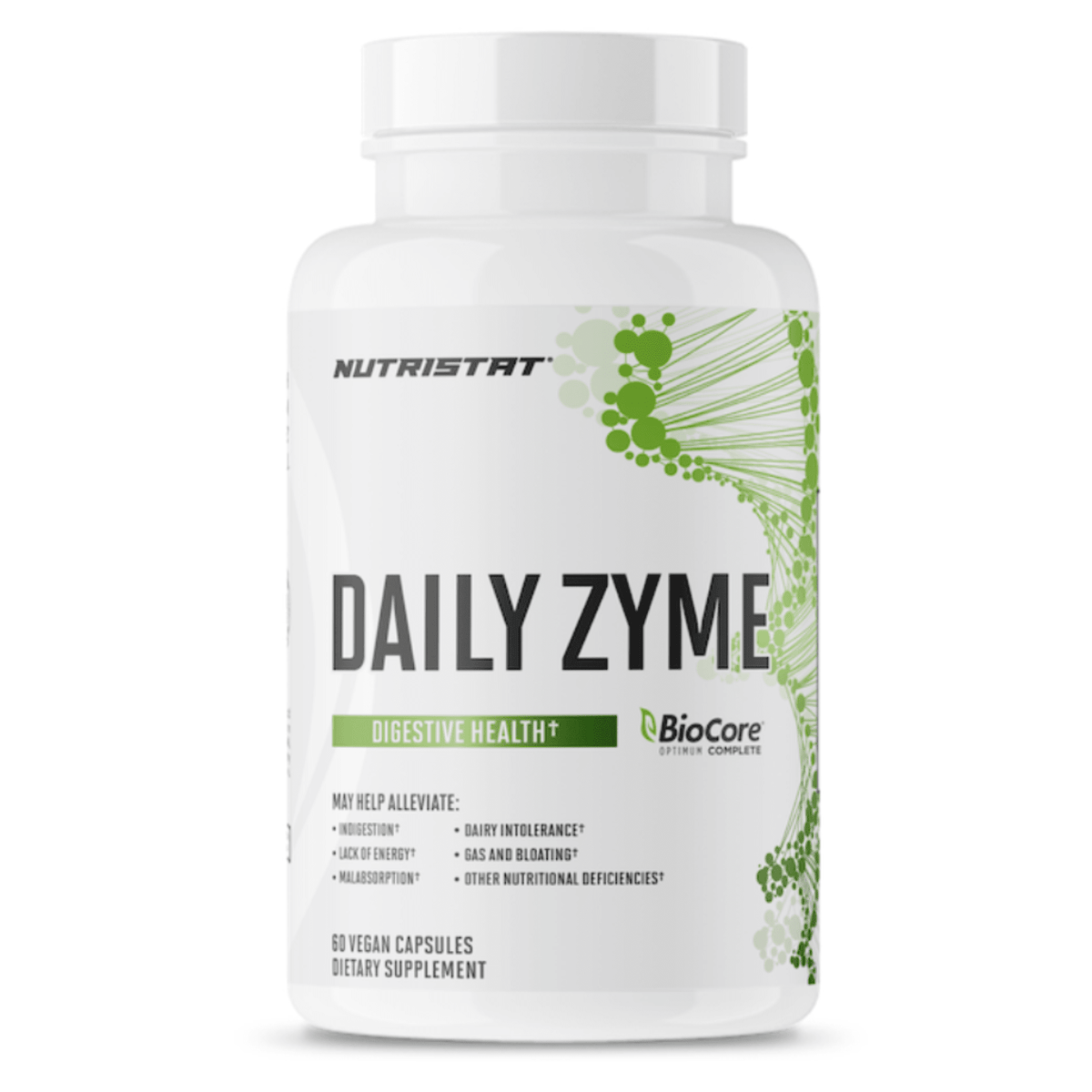 Nutristat Daily Zyme supplement, front of container
