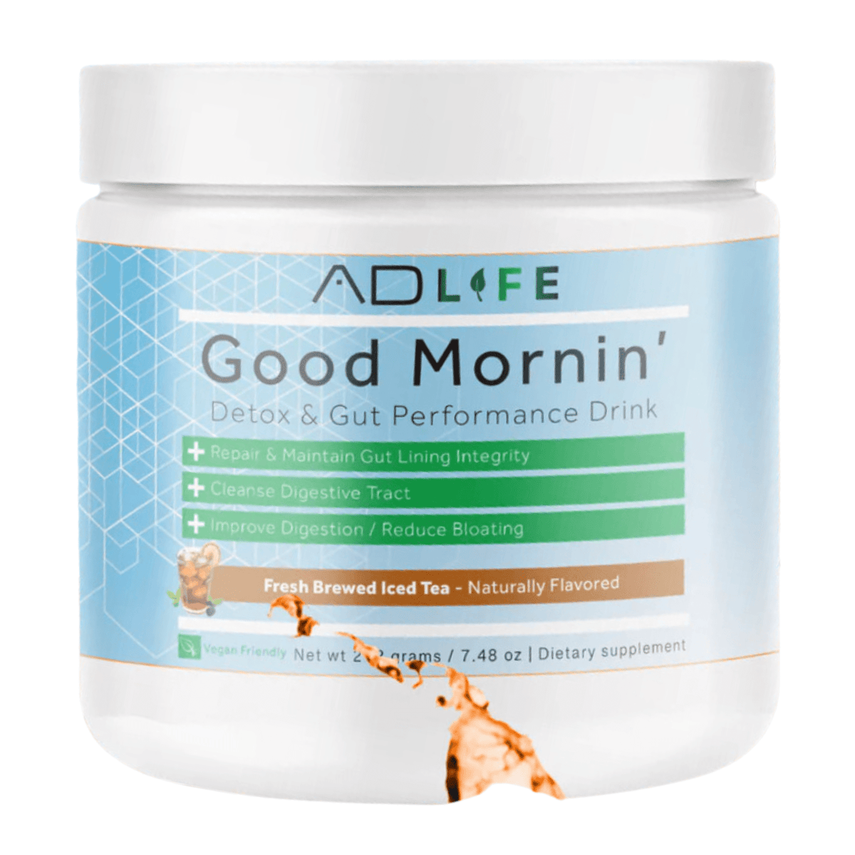 Project AD Good Morning supplement facts panel