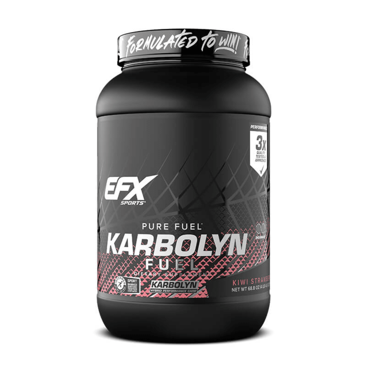 EFX Karbolyn Fuel supplement facts panel