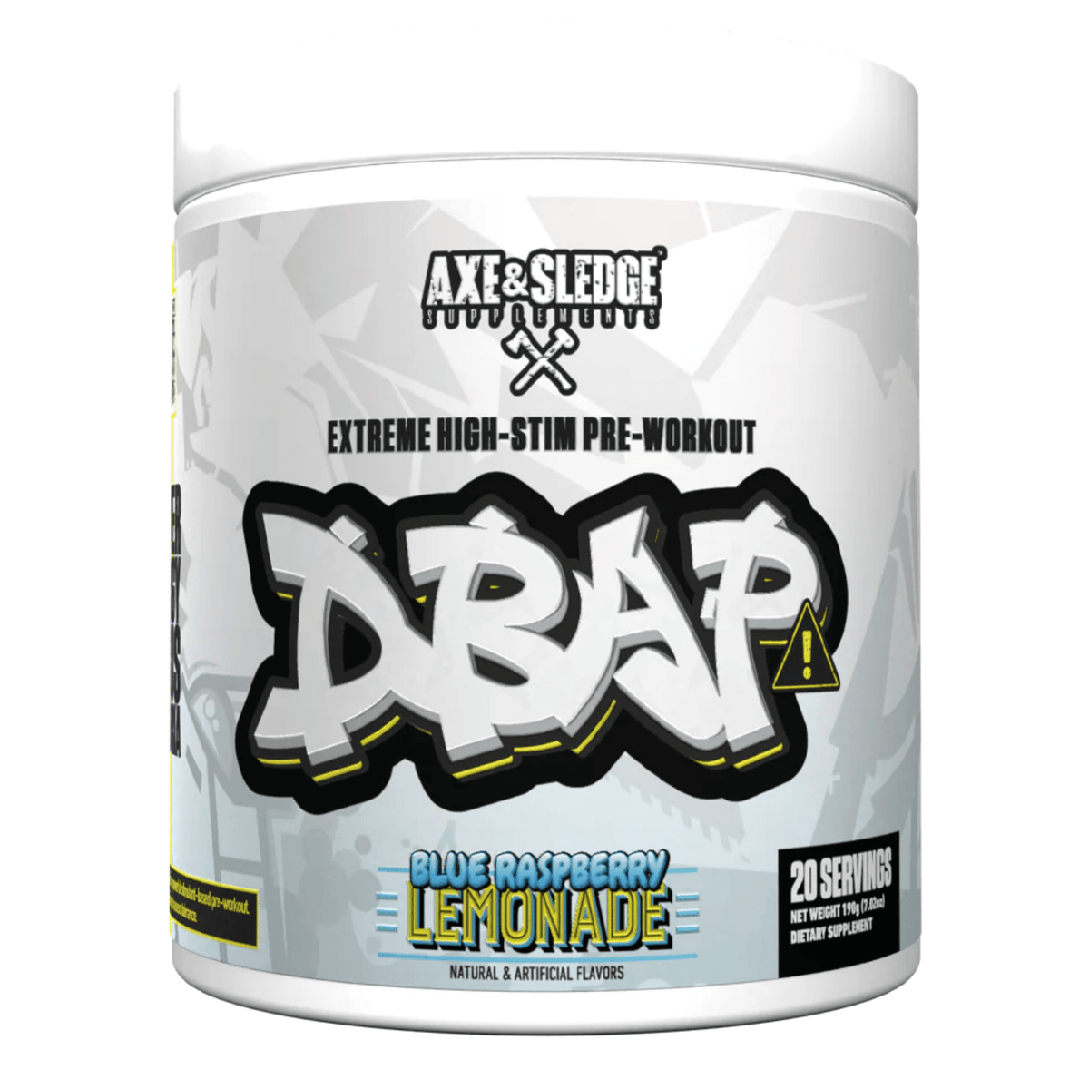 Axe & Sledge DBAP supplement facts panel