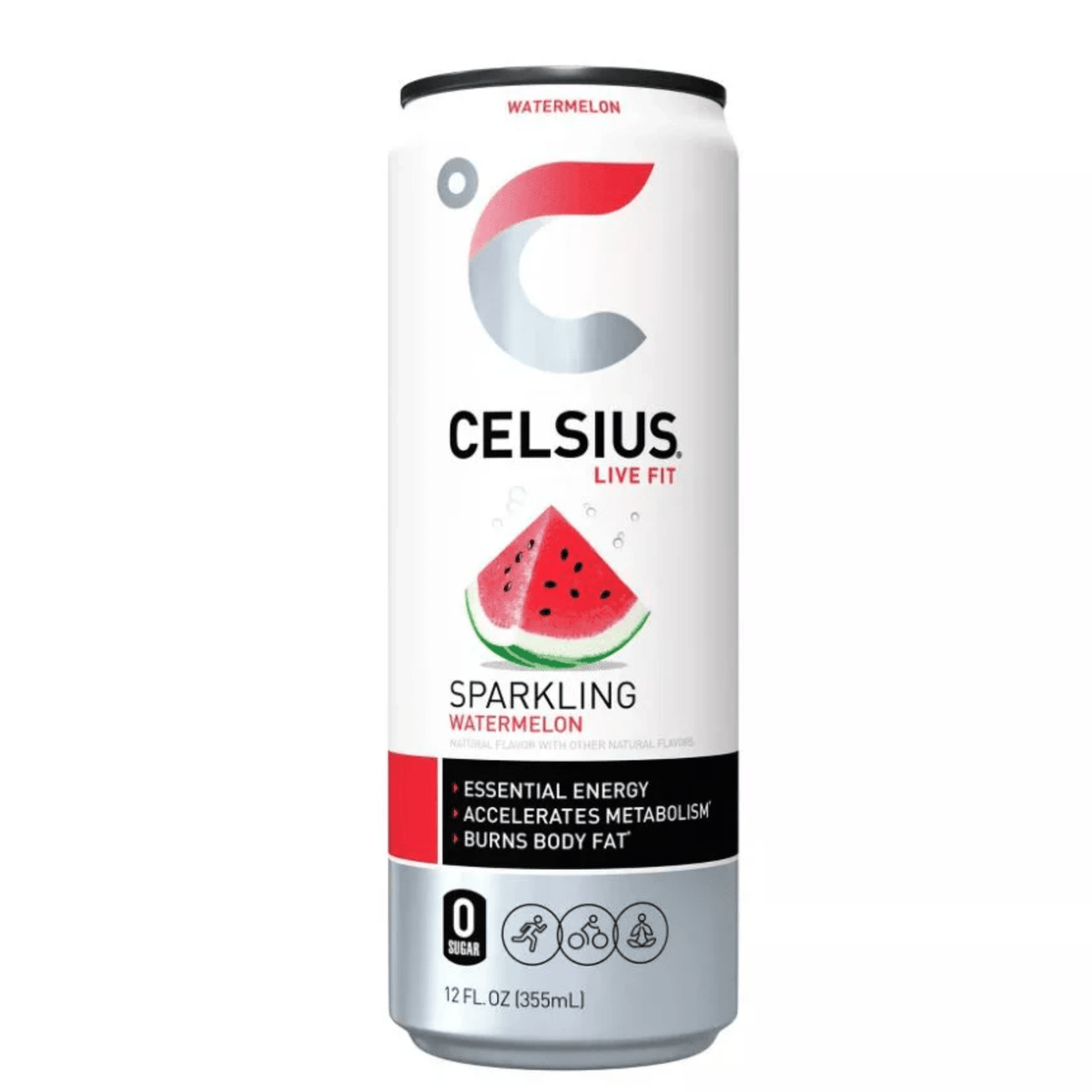 Celsius Energy supplement facts panel