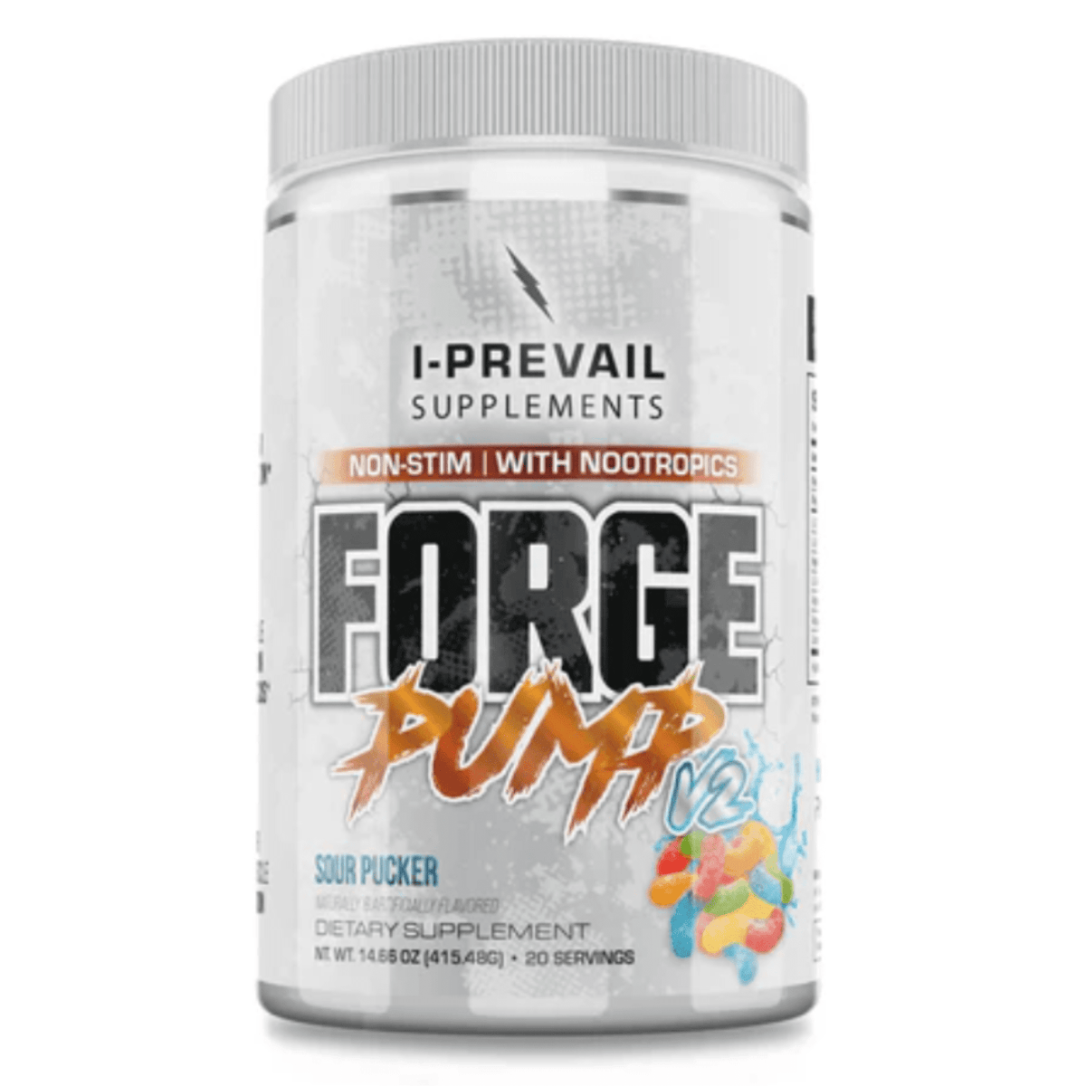 I-Prevail Forge Pump V2 supplement facts panel