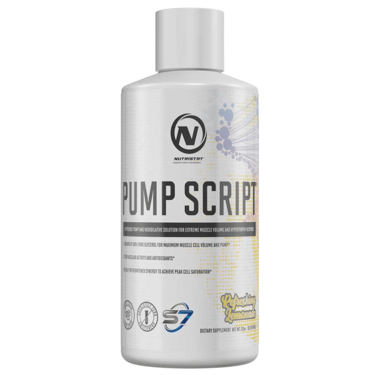 Nutristat Pump Script ready-to-drink beverage, front of container