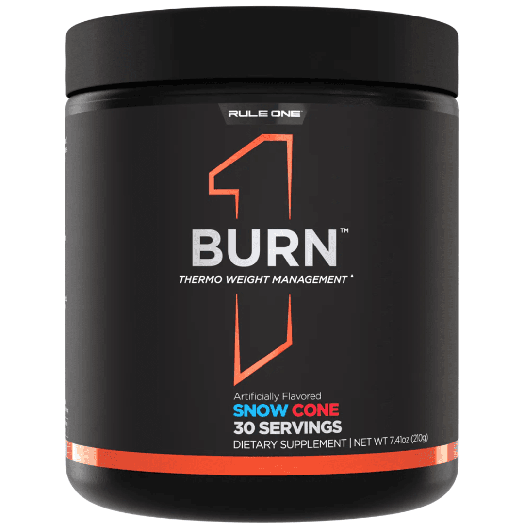 Rule 1 Burn fat burner, Snow Cone flavor