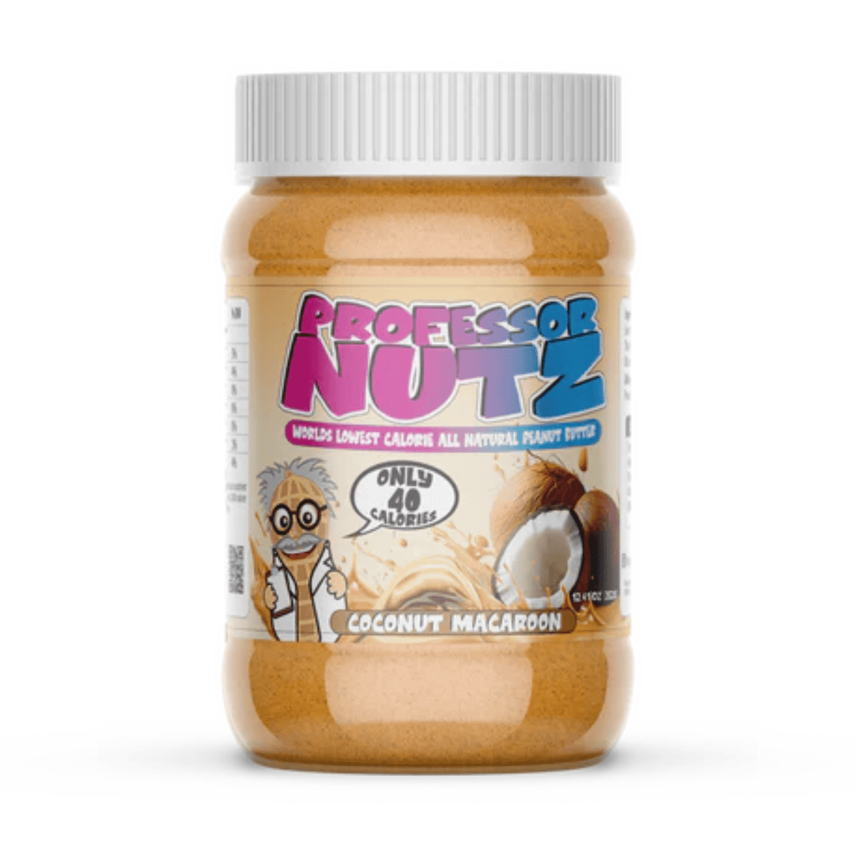 Professor Nutz Peanut Butter protein bar, front of container