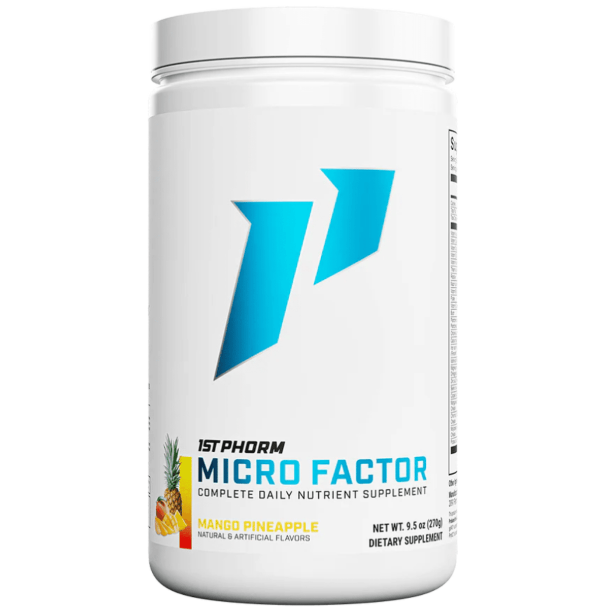 1st Phorm Micro Factor Powder supplement, Mango Pineapple flavor