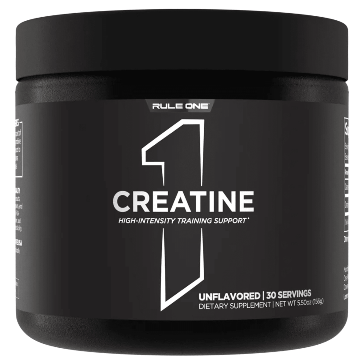 Rule One R1 Creatine, front of container