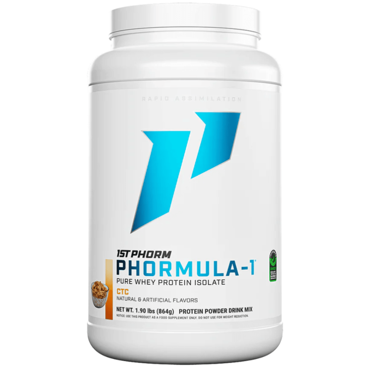1st Phorm Phormula 1 protein powder, CTC flavor