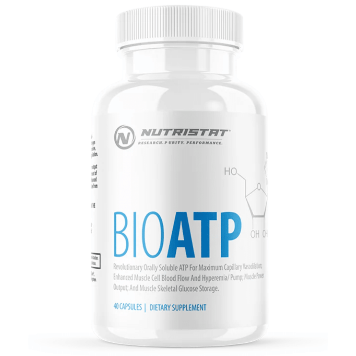 Nutristat Bio ATP pump powder, front of container