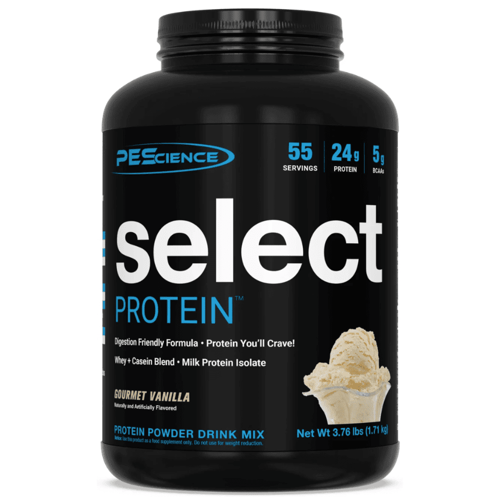 PES Select protein powder, 4lb size, Vanilla flavor
