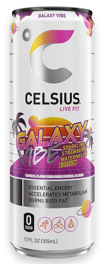 Celsius Energy, 12ct size, Galaxy Vibe flavor