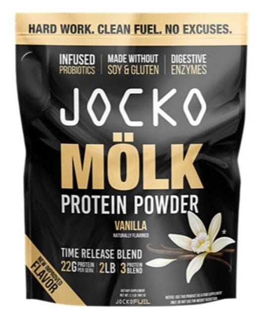 Jocko Molk Protein Powder, Vanilla flavor