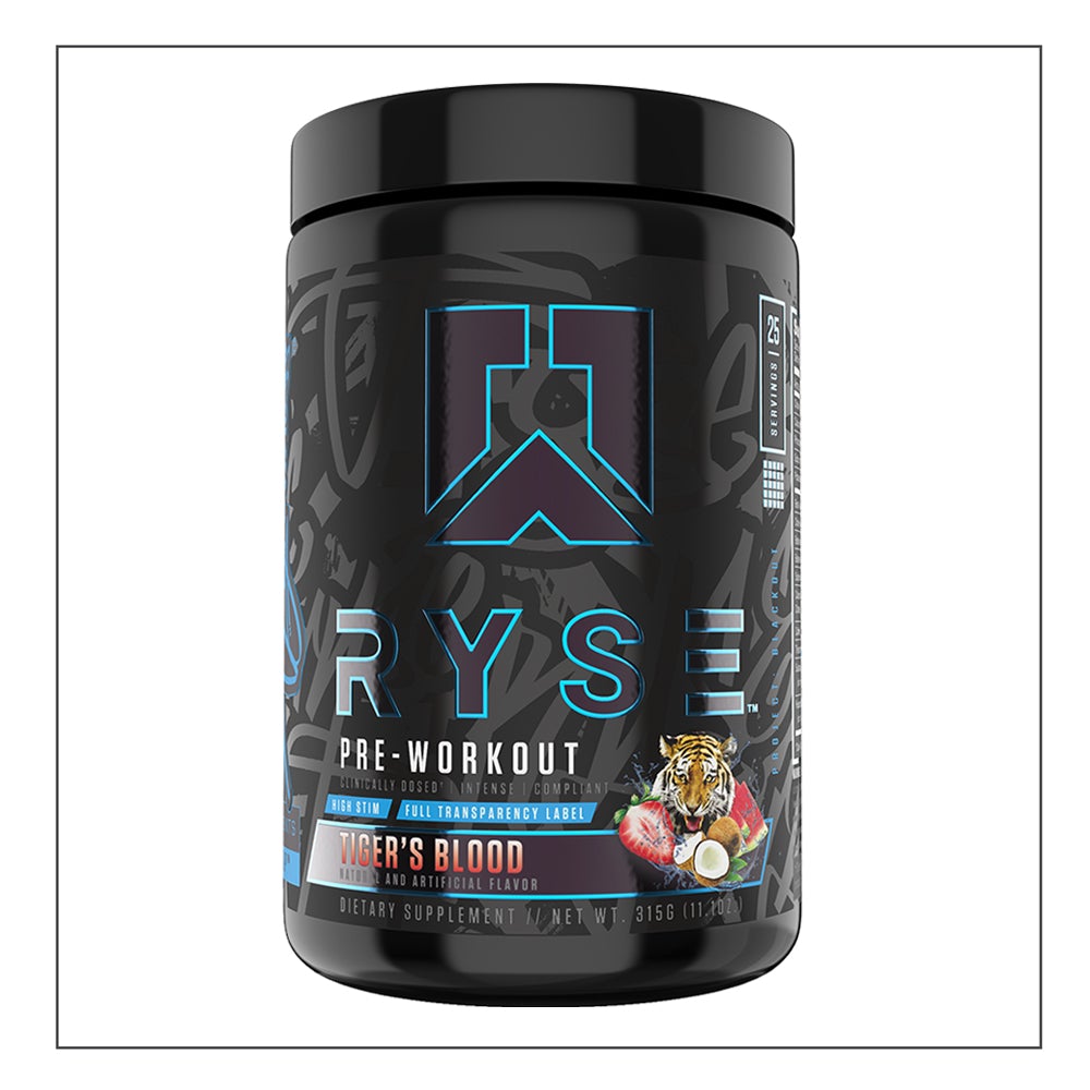 Ryse Project Blackout Pre Workout, Tiger's Blood flavor