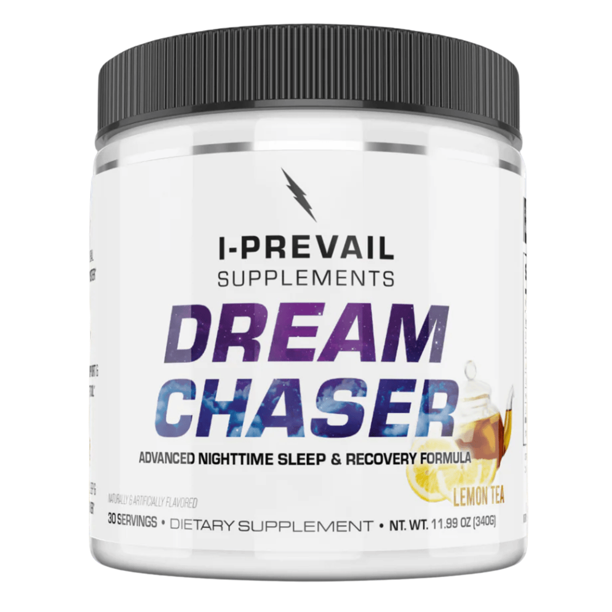 I Prevail Dream Chaser sleep supplement, front of container