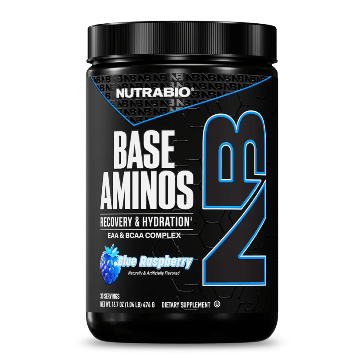 Nutra Bio Base Aminos, Blue Raspberry flavor