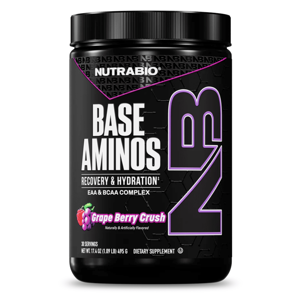 Nutra Bio Base Aminos, Grape Berry Crush flavor
