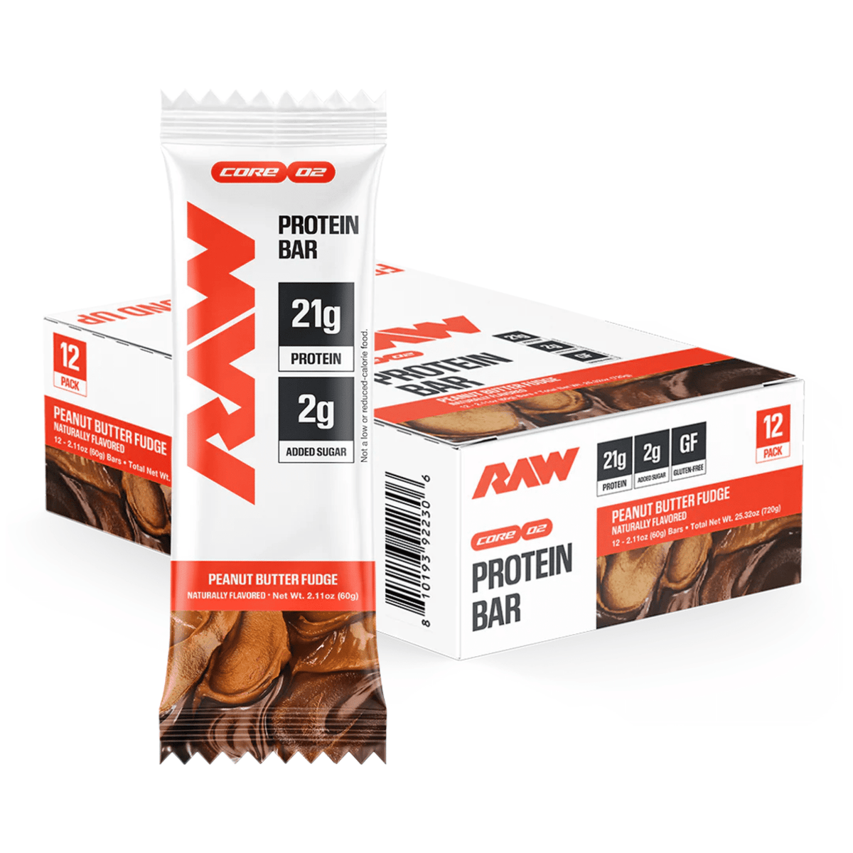 RAW Nutrition Protein Bar, front of container