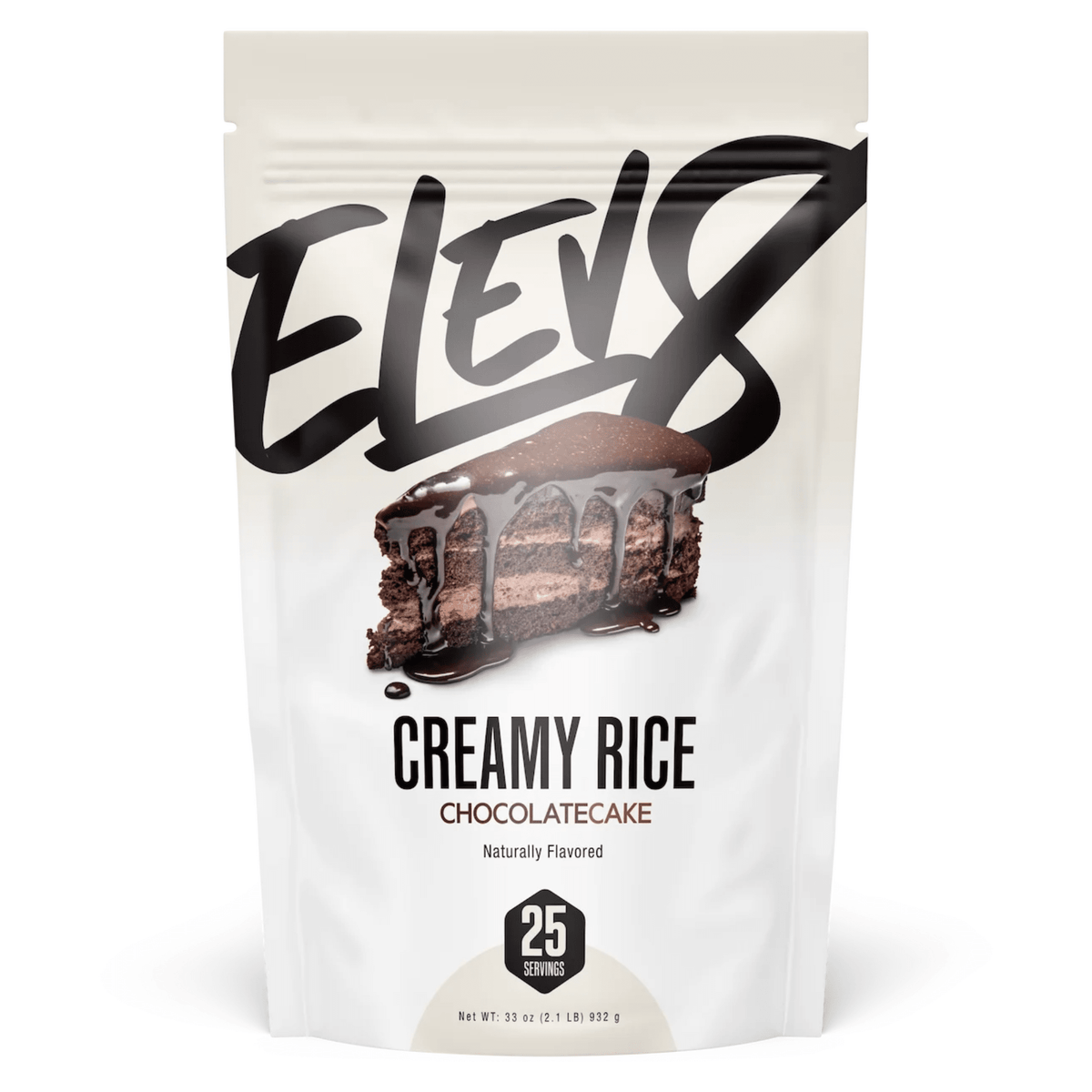 Elev8 Foods Creamy Rice carbohydrate powder, Chocolate Cake flavor