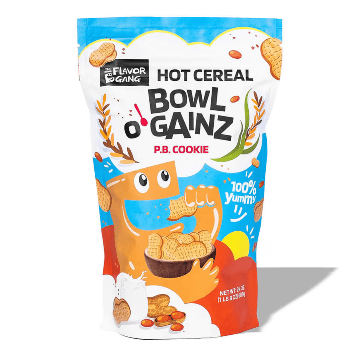 Flavor Gang Bowl O' Gainz carbohydrate powder, Peanut Butter Cookie flavor