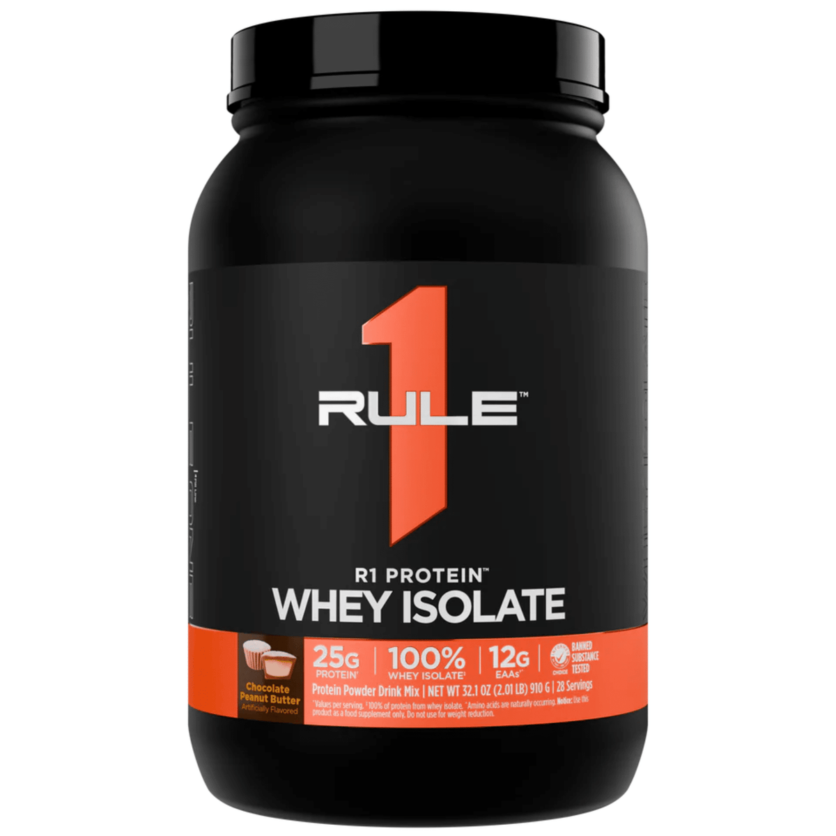 Rule One R1 Protein, 2lb size, Chocolate Peanut Butter flavor
