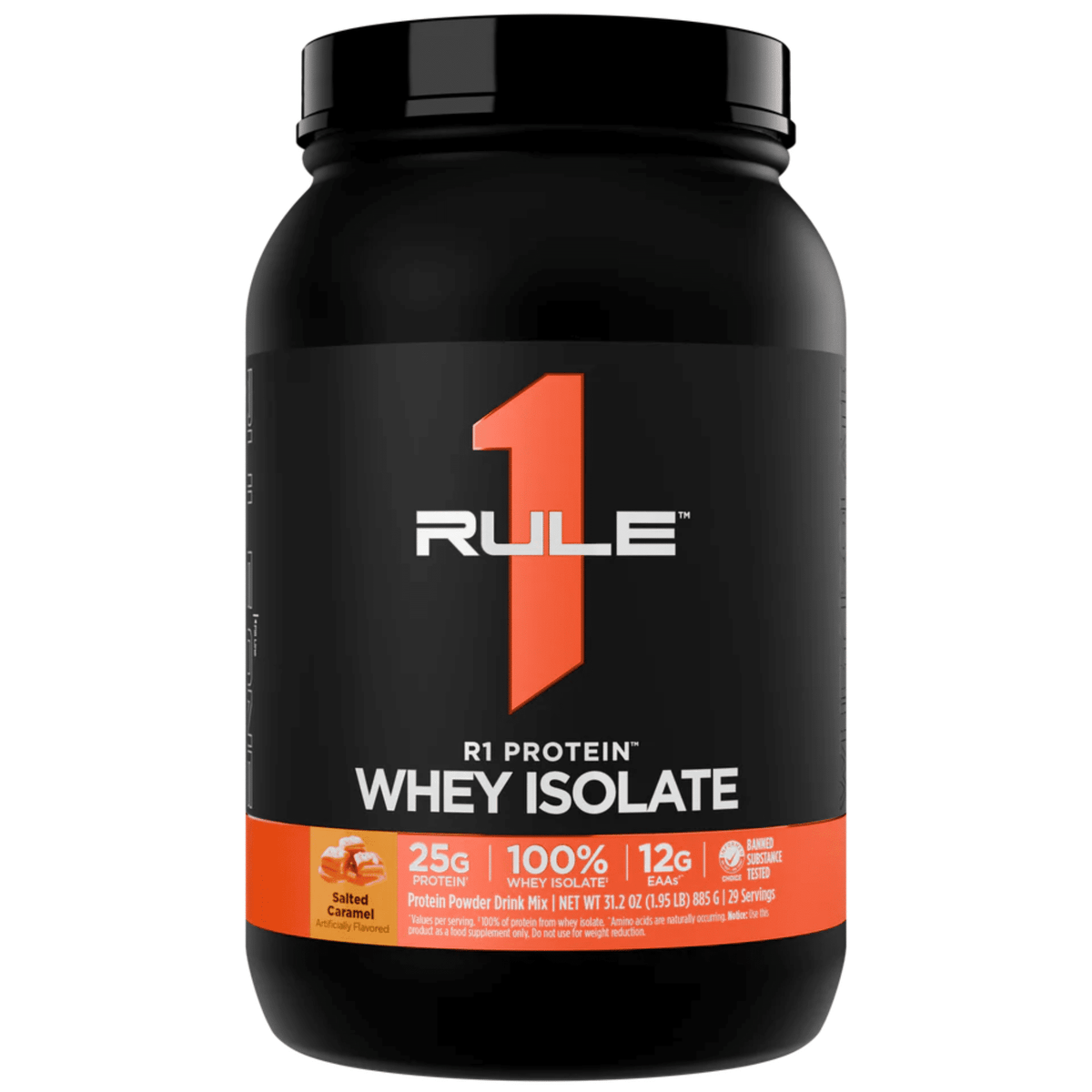 Rule One R1 Protein, 2lb size, Salted Caramel flavor