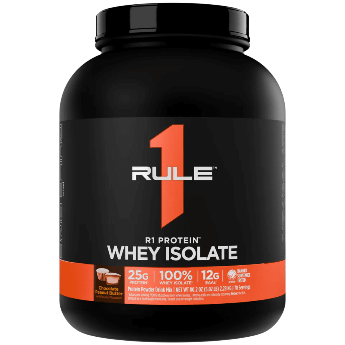 Rule One R1 Protein, 5lb size, Chocolate Peanut Butter flavor
