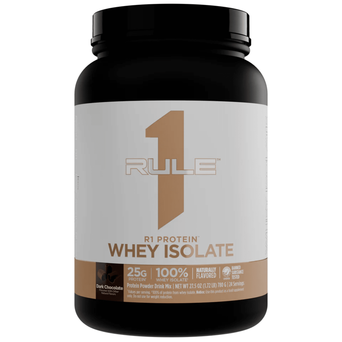 Rule One R1 Protein Naturally Flavored, 1.5lb size, Chocolate flavor