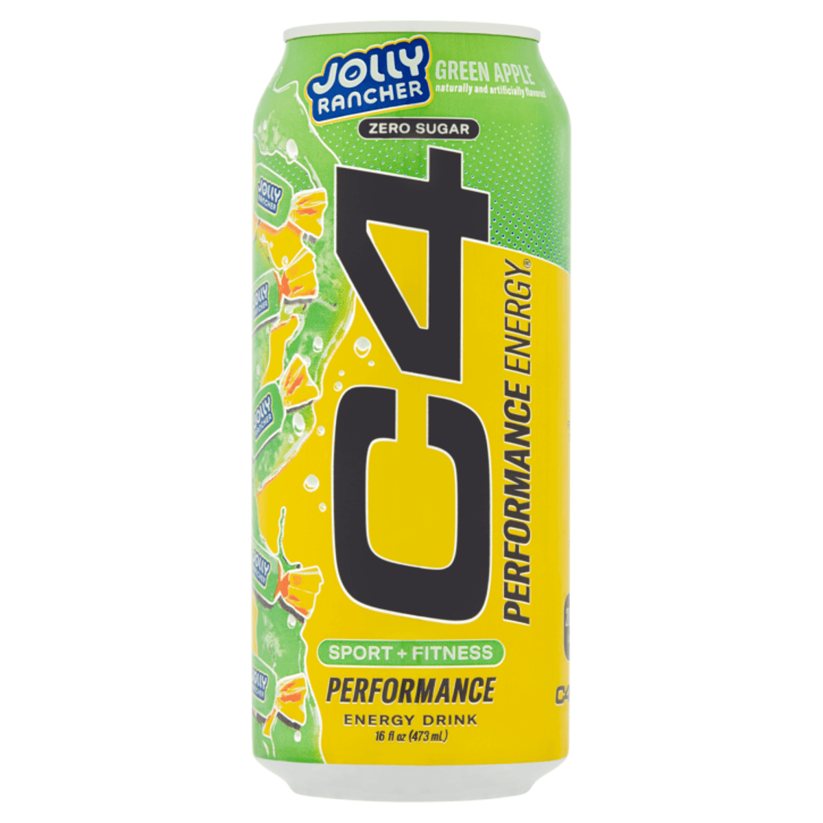C4 Energy, 12ct size, Jolly Rancher - Green Apple flavor