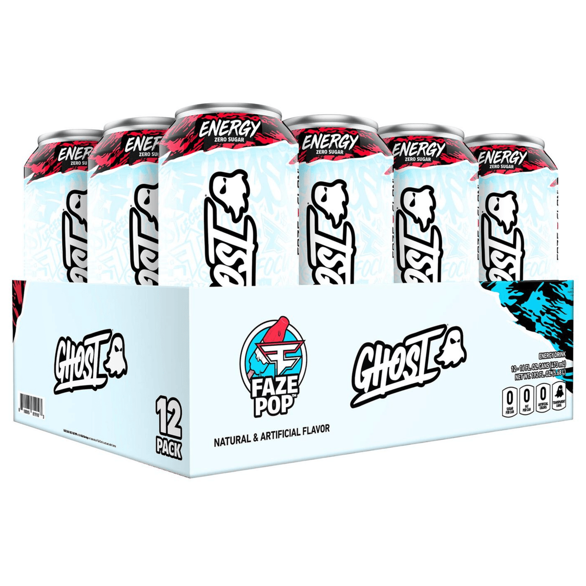 Ghost Energy, 12ct size, Merica Pop flavor