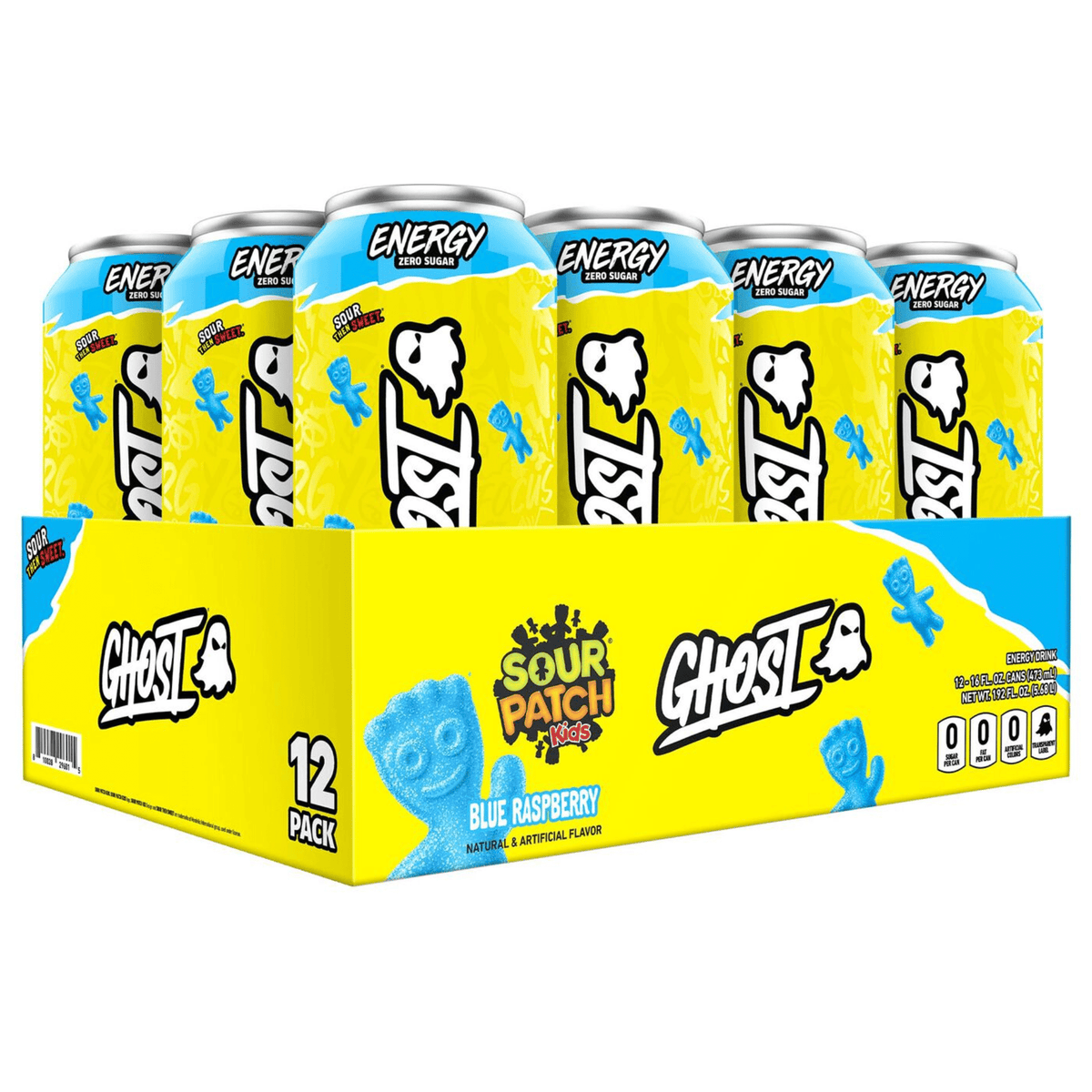 GHOST Energy, front of container