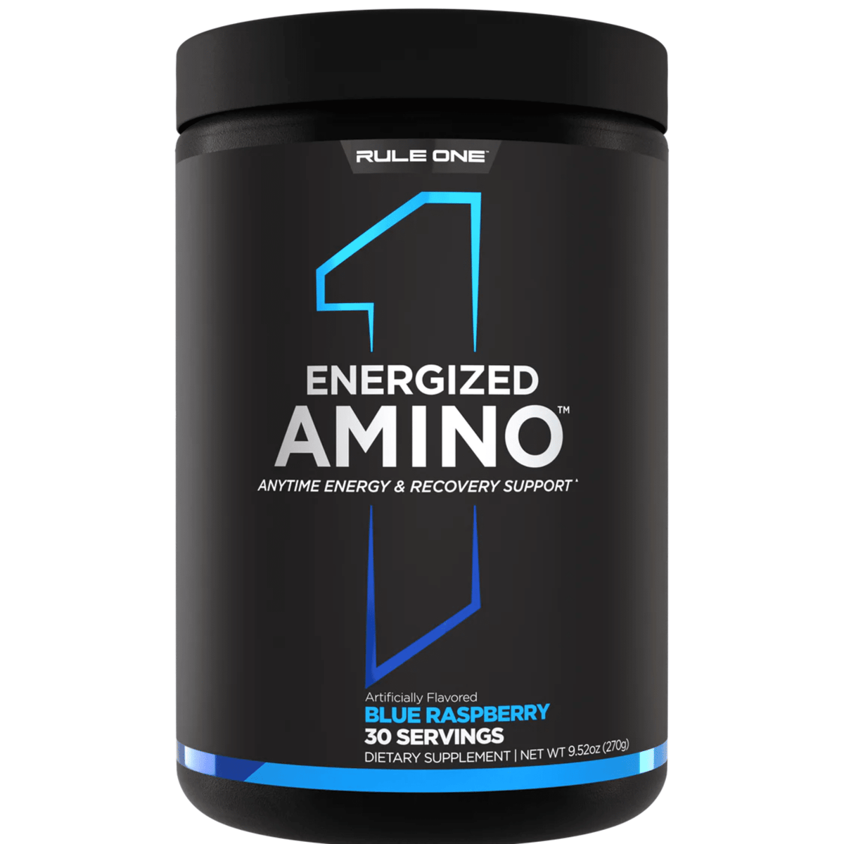Rule One Energized Amino, front of container