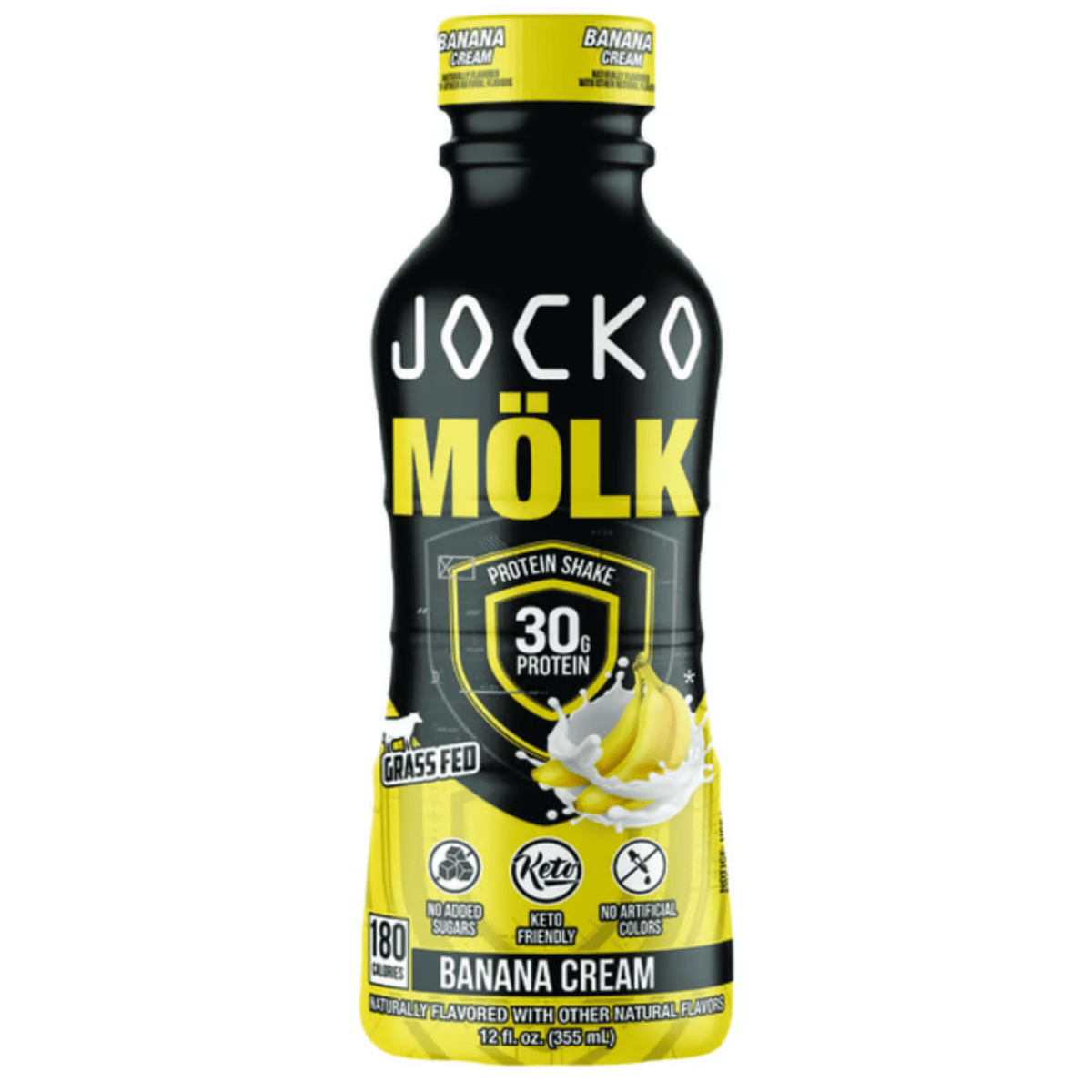 Jocko MÖLK Protein Shake, Single size, Banana Cream flavor
