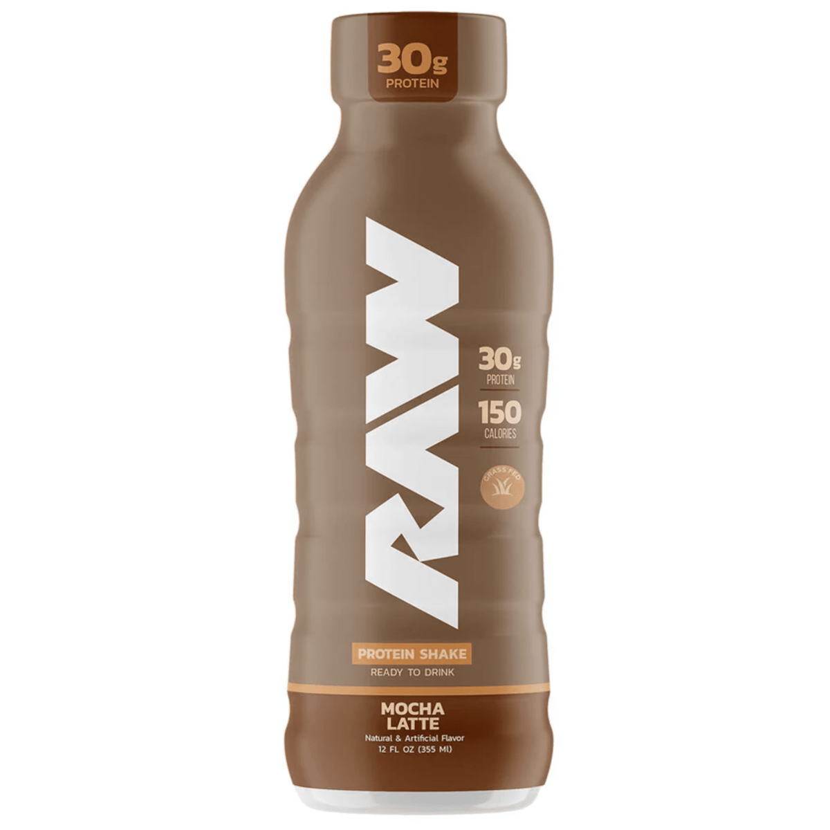 RAW Protein RTD, Single size, Mocha (Caff Free) flavor