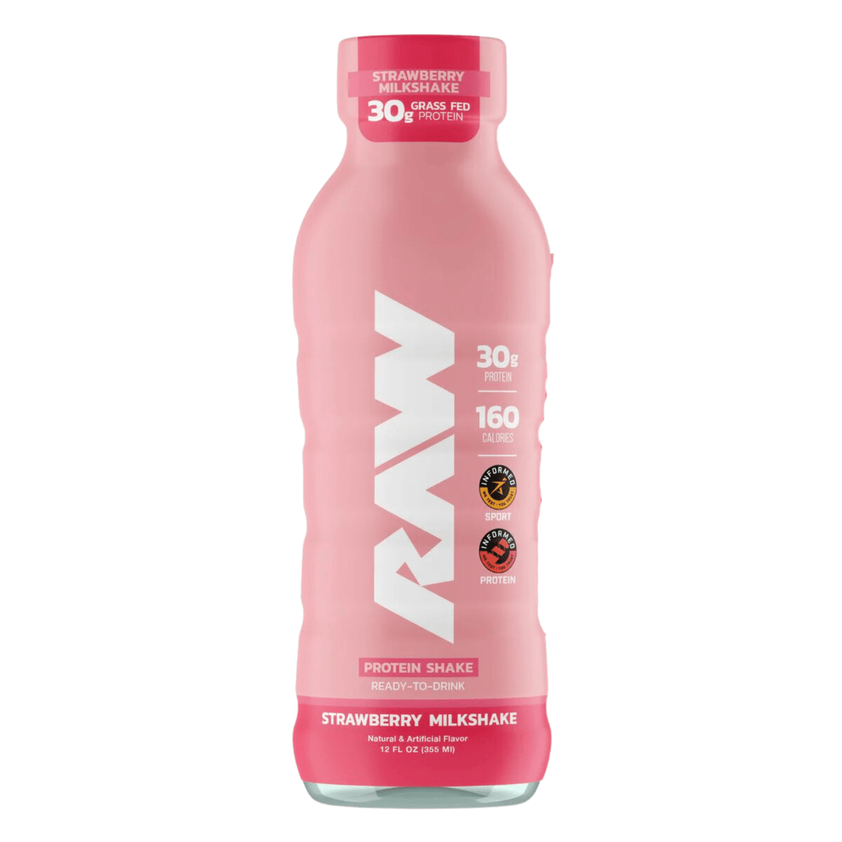 RAW Protein RTD, Single size, Strawberry flavor
