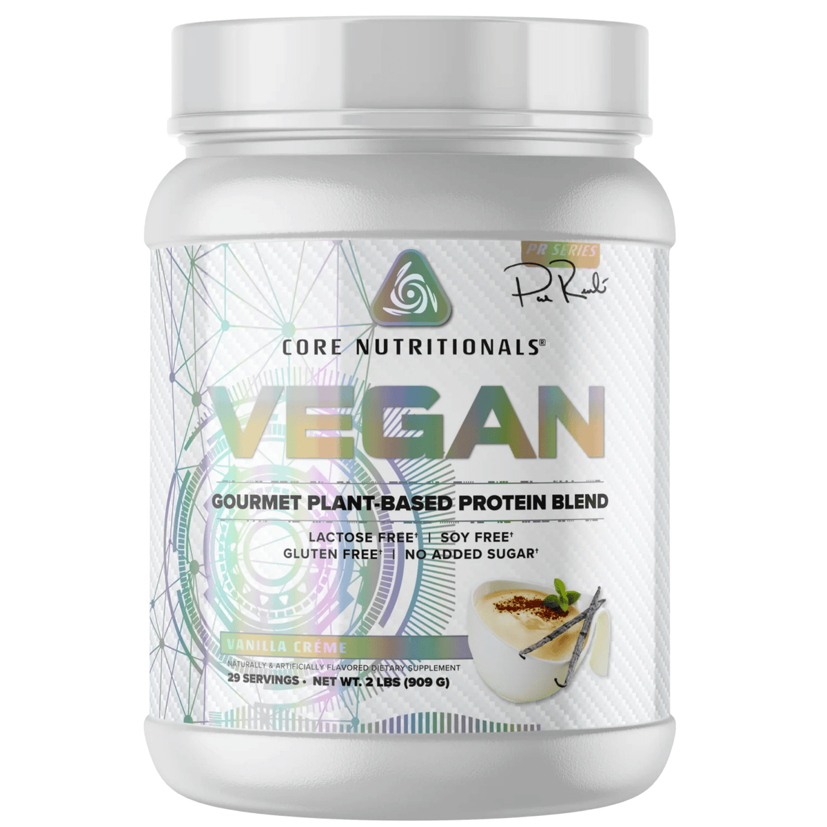 Core Nutritionals VEGAN protein powder, Vanilla flavor