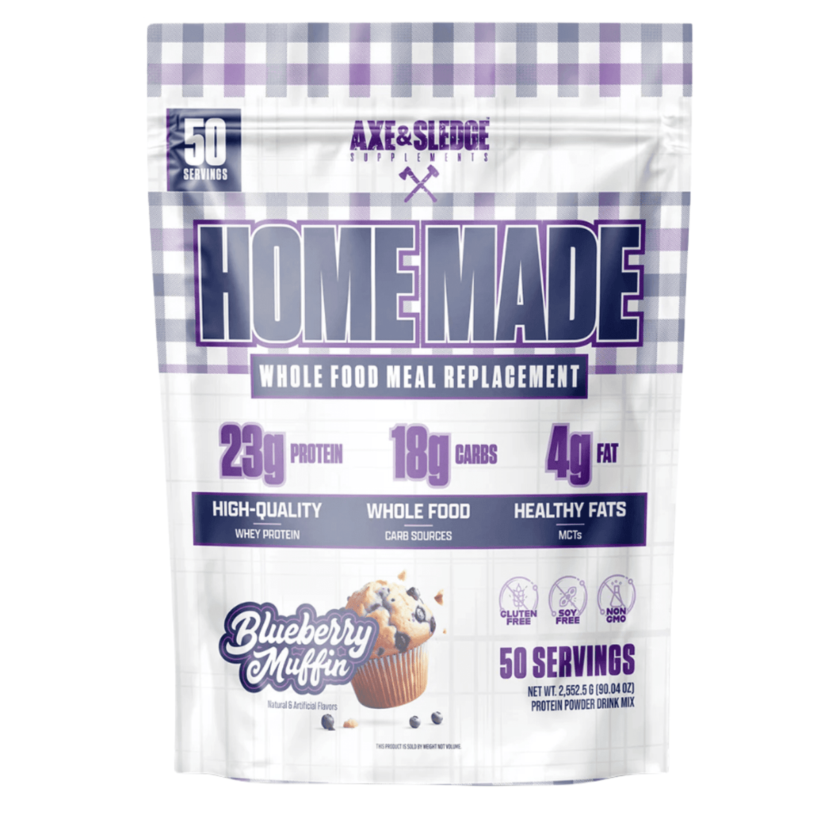Axe & Sledge Home Made MRP supplement facts panel
