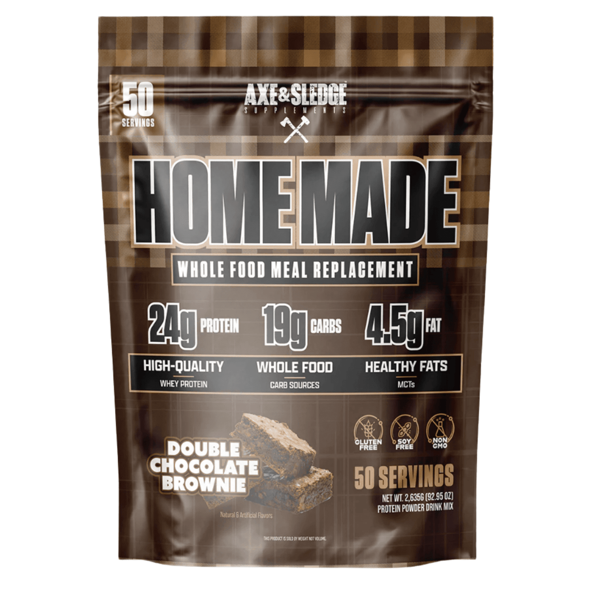 Axe & Sledge Home Made MRP supplement facts panel