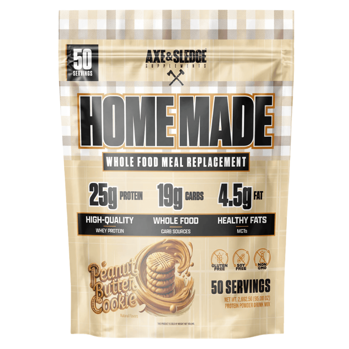 Axe & Sledge Home Made MRP supplement facts panel