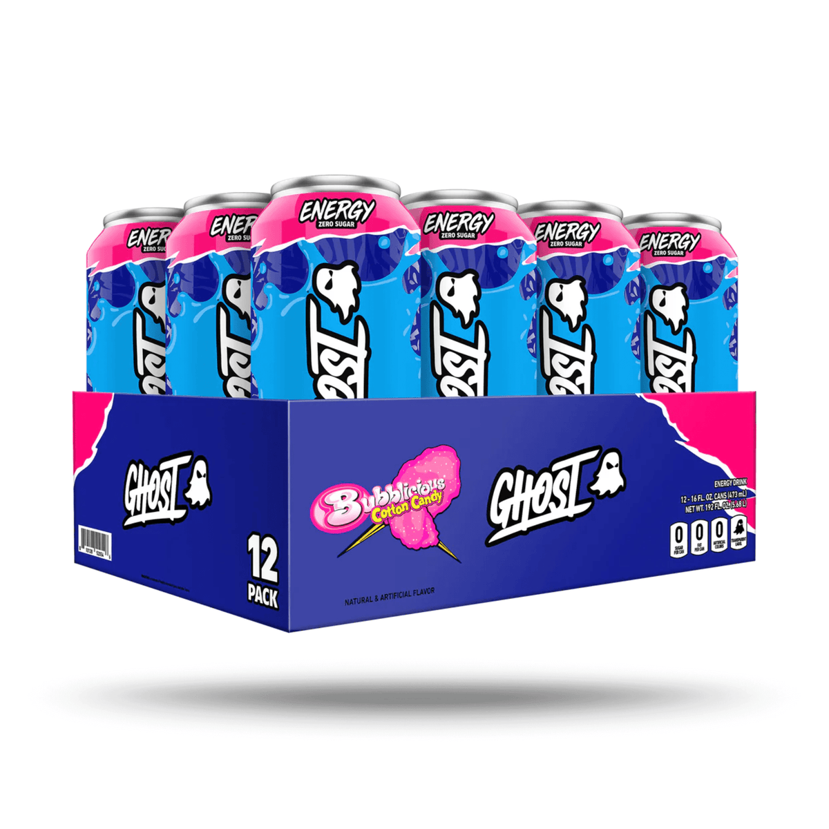 GHOST Energy supplement facts panel
