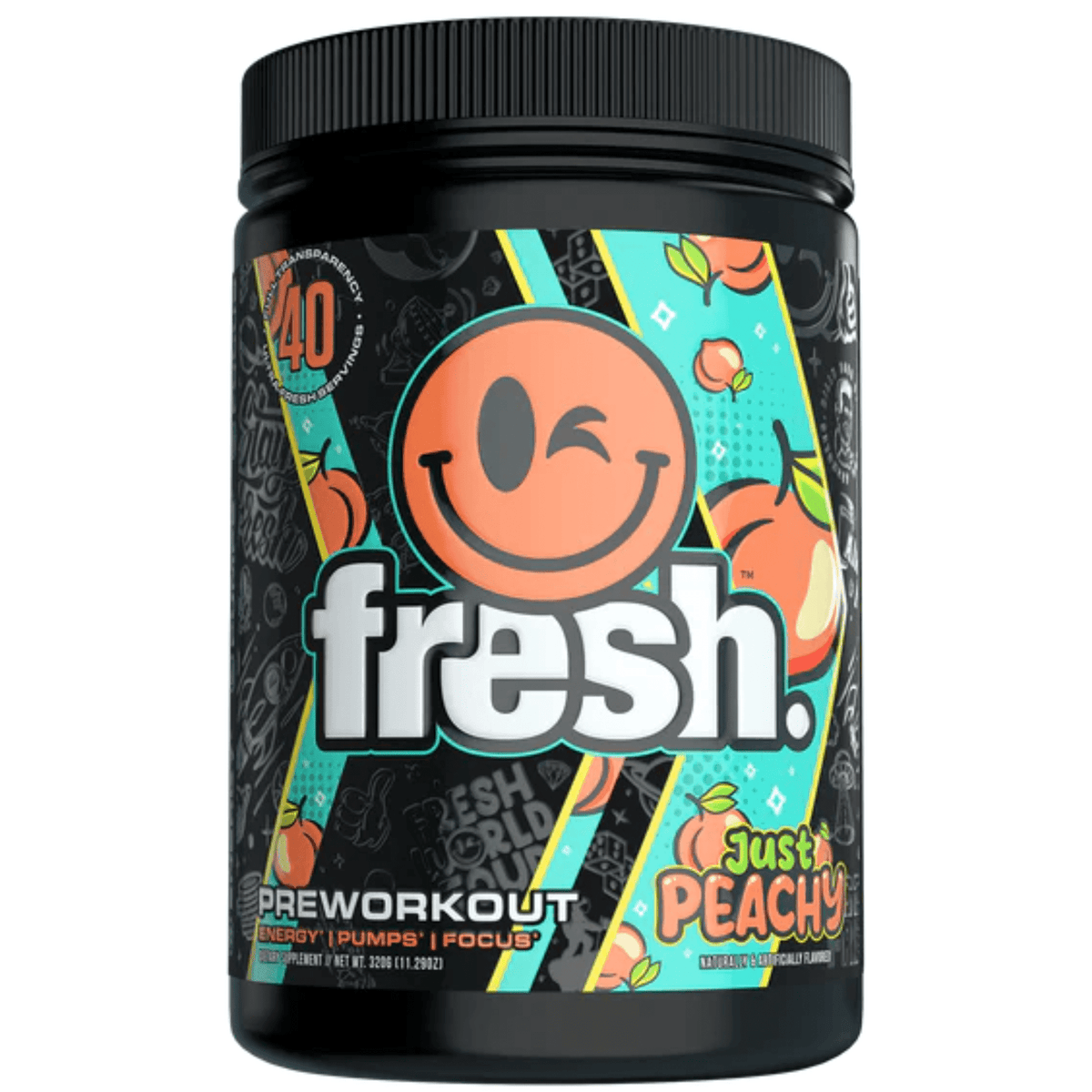 Fresh Supps Pre supplement facts panel