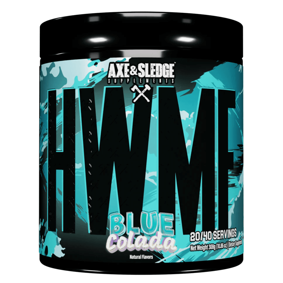 Axe & Sledge HWMF supplement facts panel