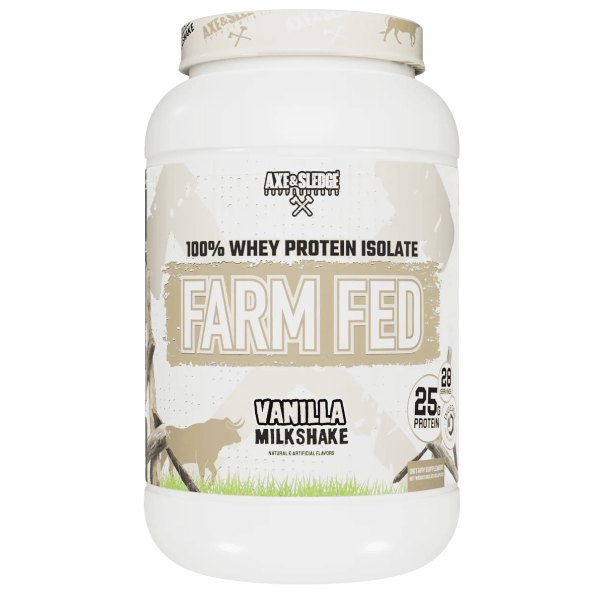 Axe & Sledge Farm Fed supplement facts panel